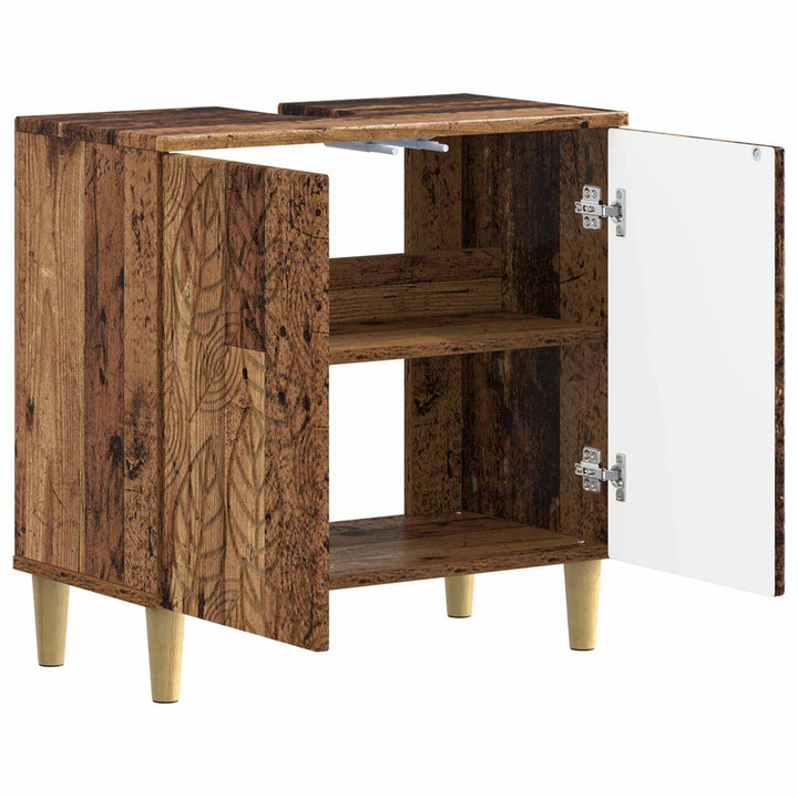 Badeværelsesskabsunder DELFT Gammelt træ 59,5 x 31,5 x 59 cm