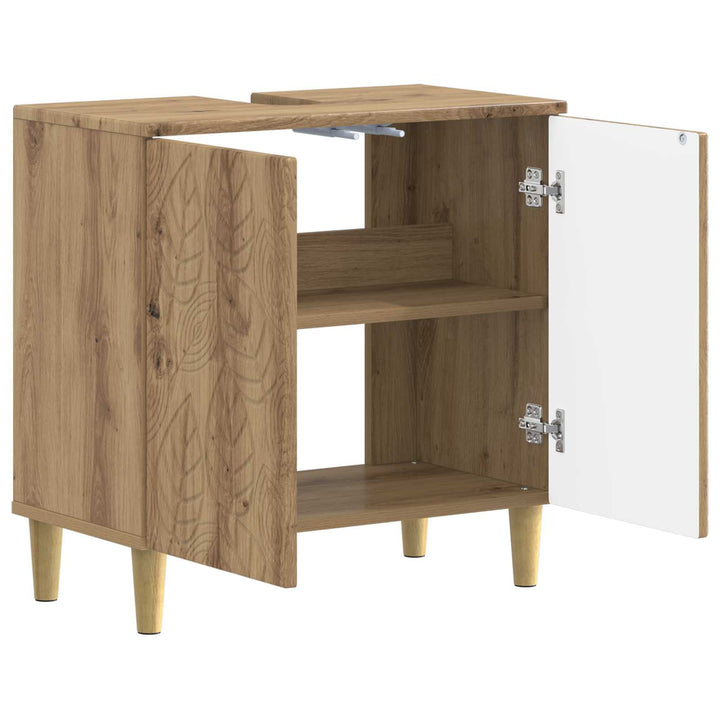 Badeværelsesskabsunder DELFT Artisan-eg 59,5 x 31,5 x 59 cm