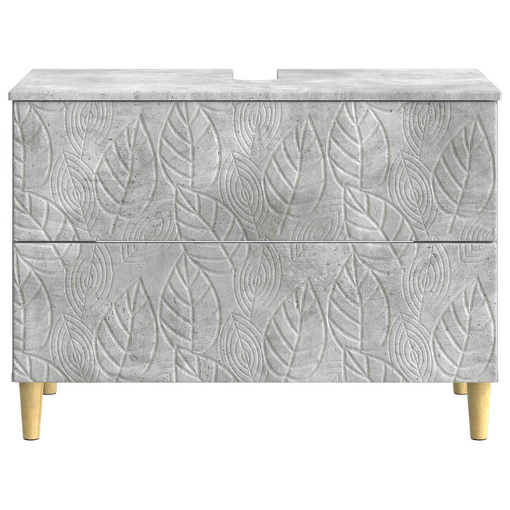 Badeværelsesskabsunder DELFT Betongrå 82 x 41 x 59 cm