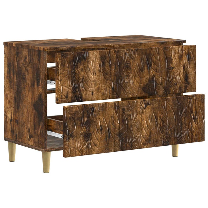 Badeværelsesskabsunder DELFT Røget eg 82 x 41 x 59 cm