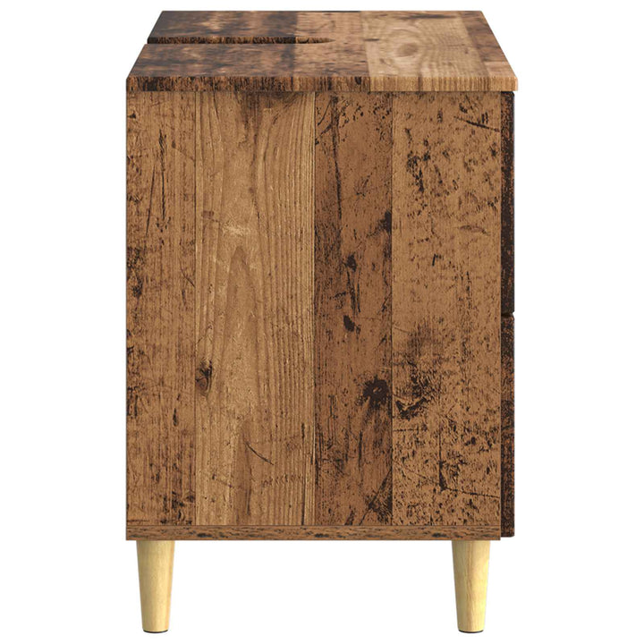 Badeværelsesskabsunder DELFT Gammelt træ 82 x 41 x 59 cm