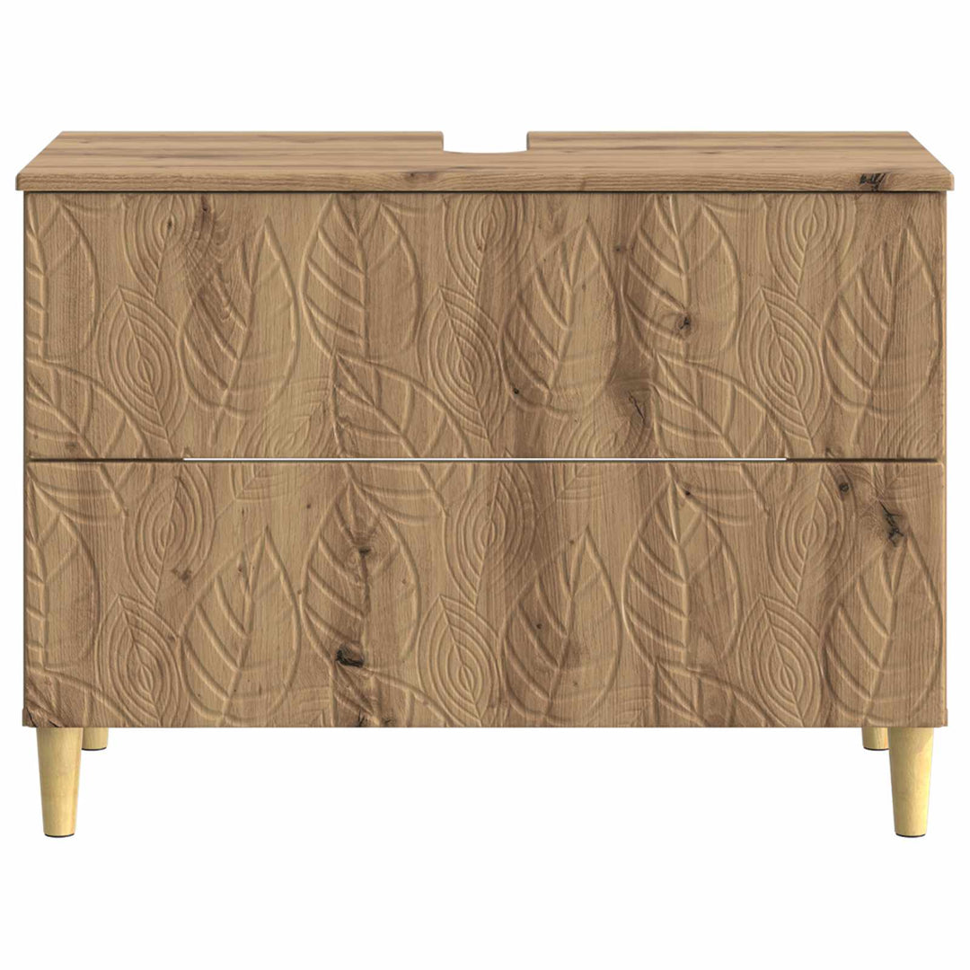 Badeværelsesskabsunder DELFT Artisan-eg 82 x 41 x 59 cm