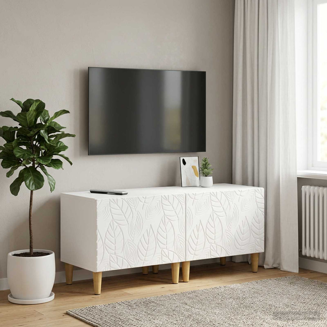 TV-skab Hvid Konstrueret træ