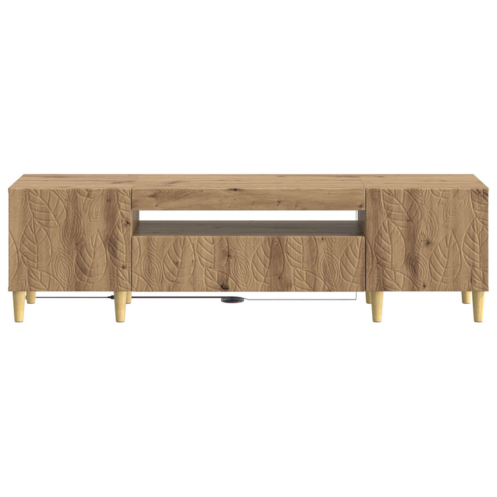 LED TV-skab Artisan-eg Konstrueret træ