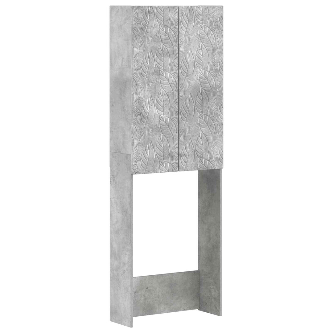 Toilet Skab DELFT Betongrå 66 x 25,5 x 190 cm Konstrueret træ
