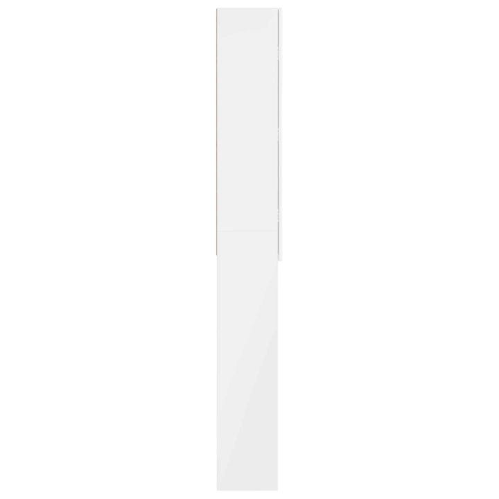 Toilet Skab DELFT Hvid højglans 66 x 25,5 x 190 cm