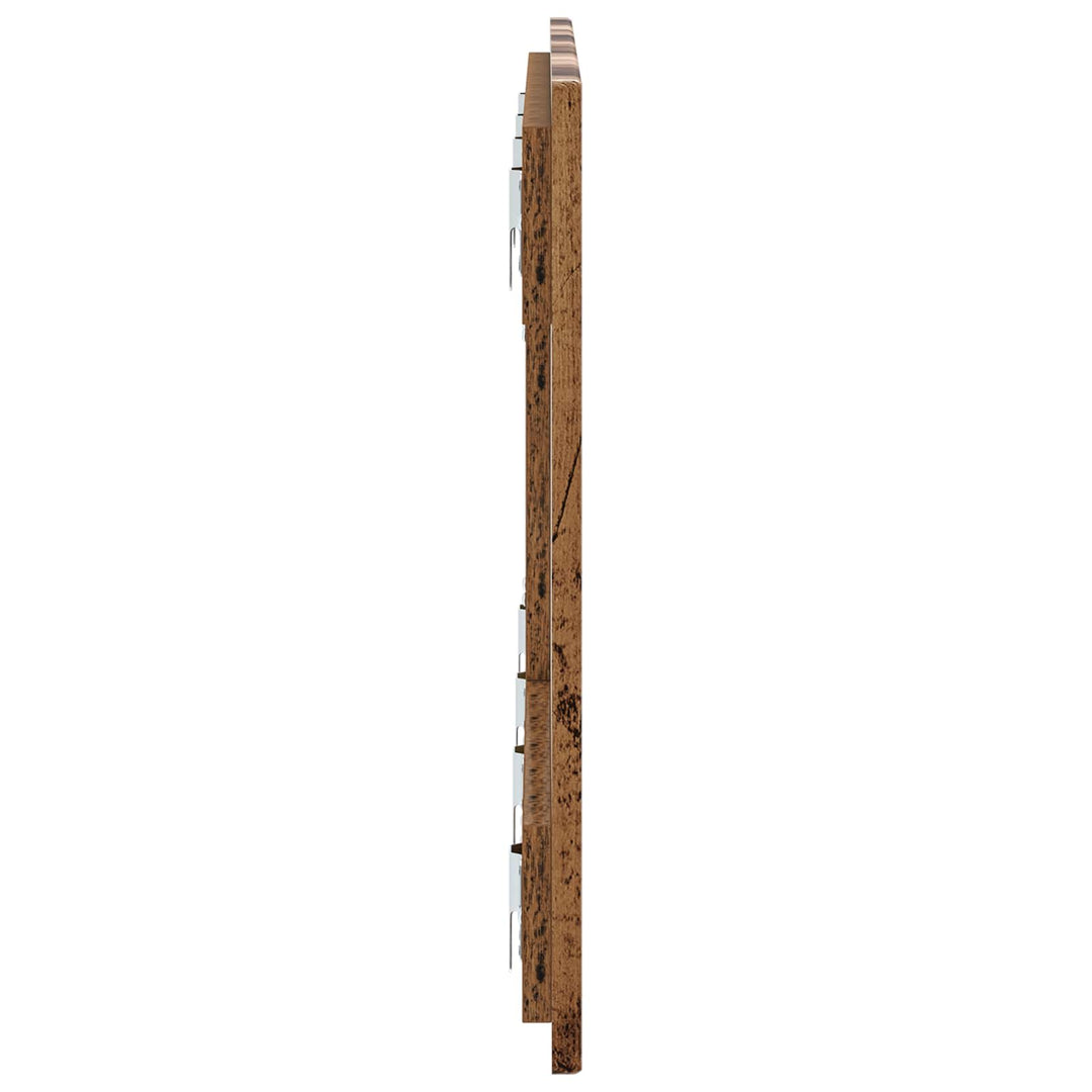 Væghængt hovedgærde DELFT Gammelt træ Konstrueret træ