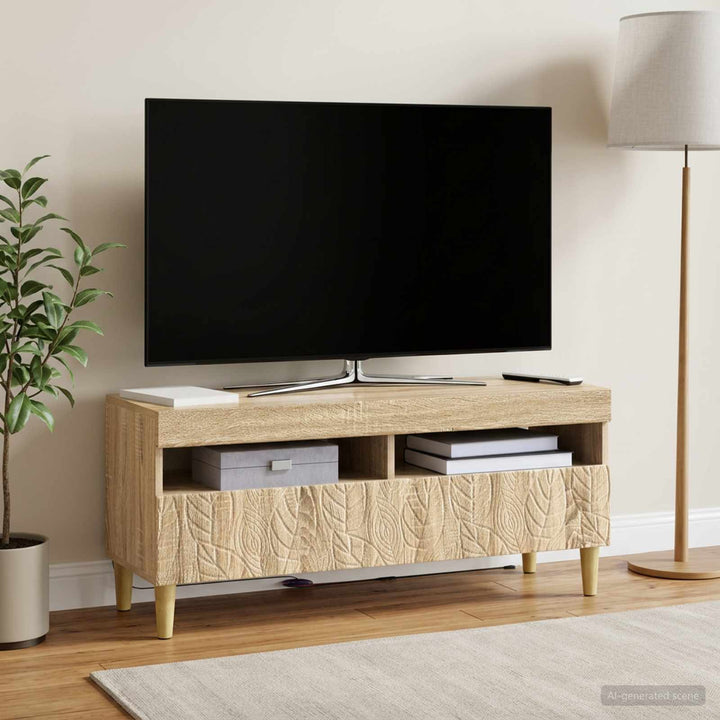 LED TV-skab Sonoma-eg Konstrueret træ