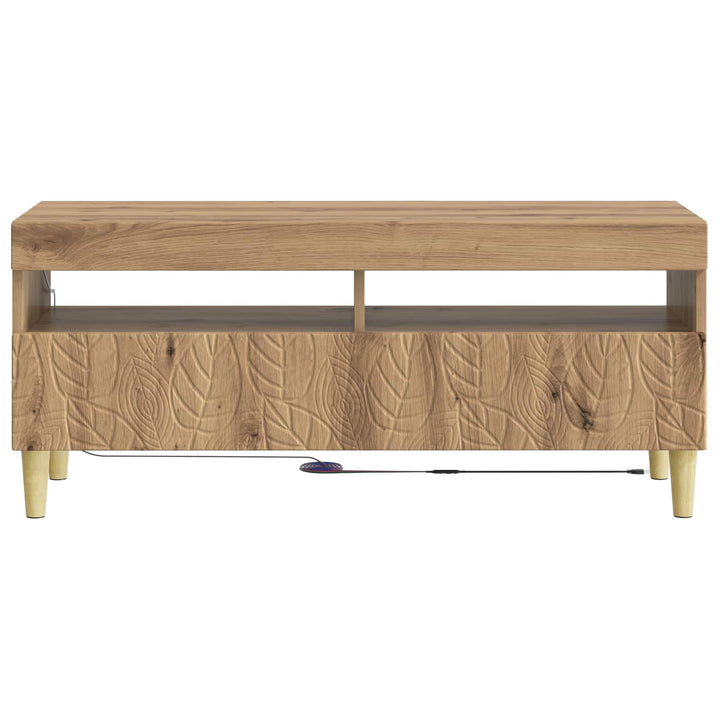 LED TV-skab Artisan-eg Konstrueret træ