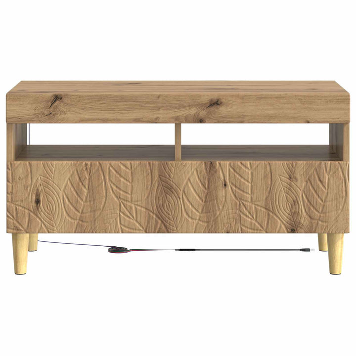 LED TV-skab Artisan-eg Konstrueret træ