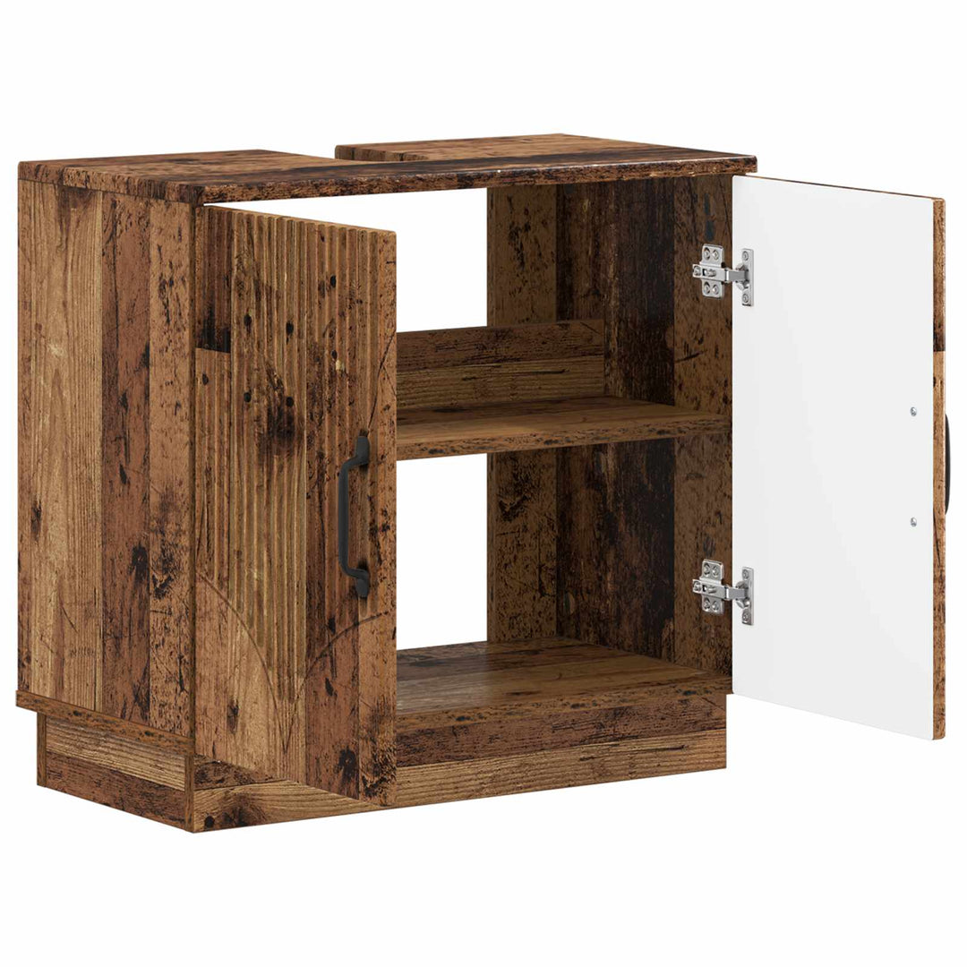 Badeværelsesskabsunder HOORN Gammelt træ 59,5 x 31,5 x 56 cm
