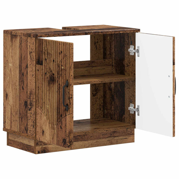 Badeværelsesskabsunder HOORN Gammelt træ 59,5 x 31,5 x 56 cm