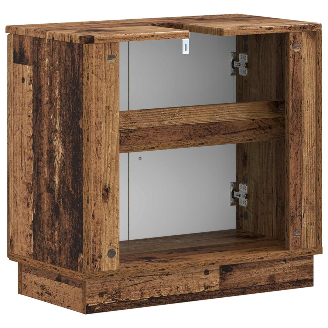 Badeværelsesskabsunder HOORN Gammelt træ 59,5 x 31,5 x 56 cm