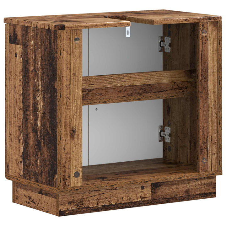 Badeværelsesskabsunder HOORN Gammelt træ 59,5 x 31,5 x 56 cm