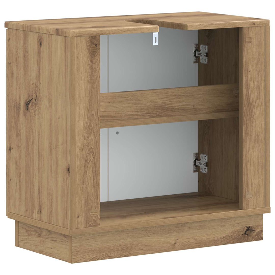 Badeværelsesskabsunder HOORN Artisan-eg 59,5 x 31,5 x 56 cm