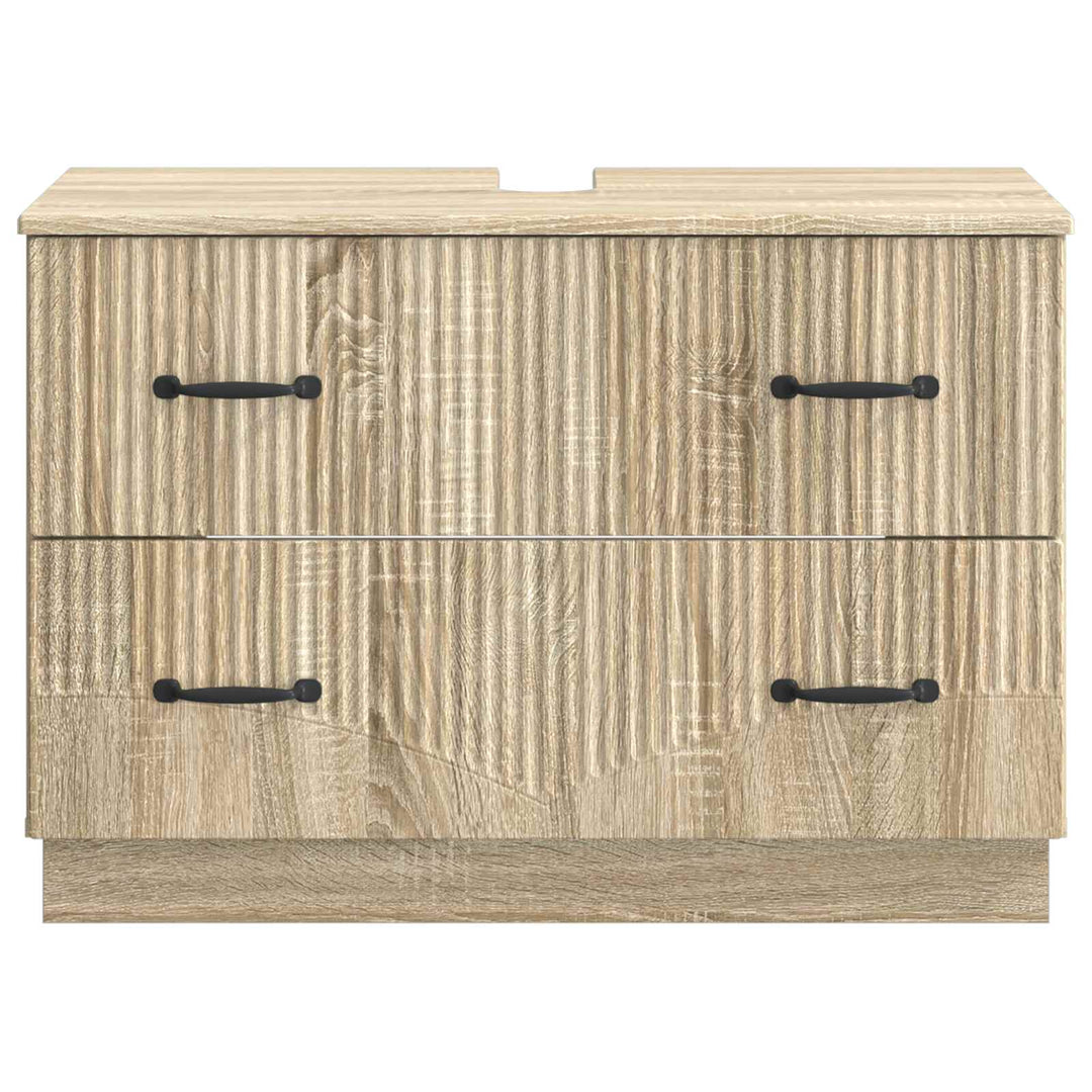 Badeværelsesskabsunder HOORN Sonoma-eg 82 x 41 x 56 cm