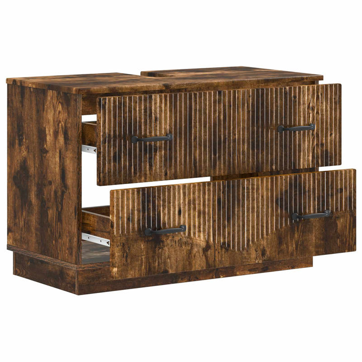 Badeværelsesskabsunder HOORN Røget eg 82 x 41 x 56 cm