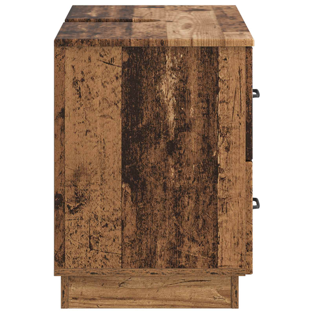 Badeværelsesskabsunder HOORN Gammelt træ 82 x 41 x 56 cm