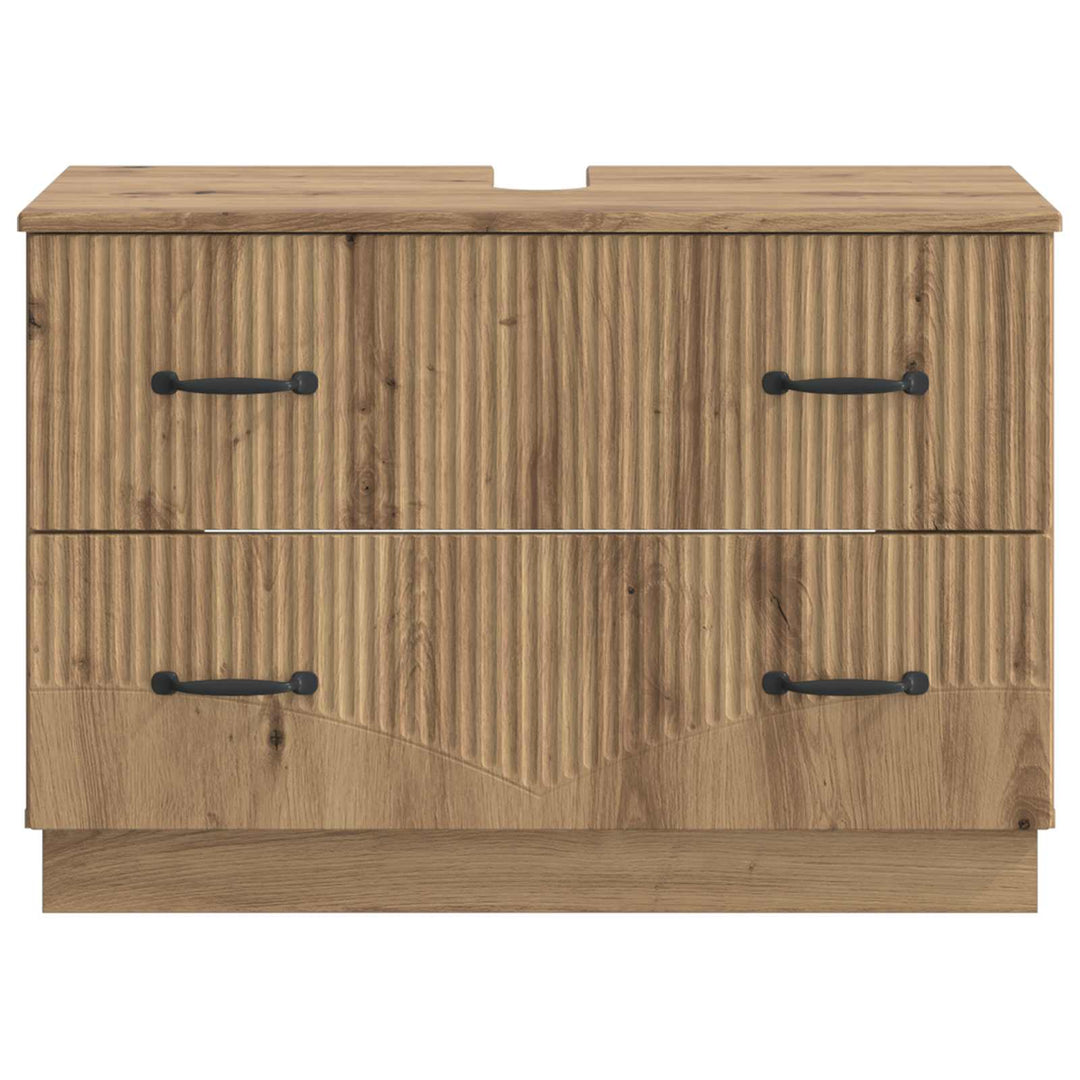 Badeværelsesskabsunder HOORN Artisan-eg 82 x 41 x 56 cm