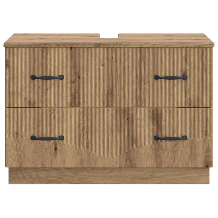 Badeværelsesskabsunder HOORN Artisan-eg 82 x 41 x 56 cm