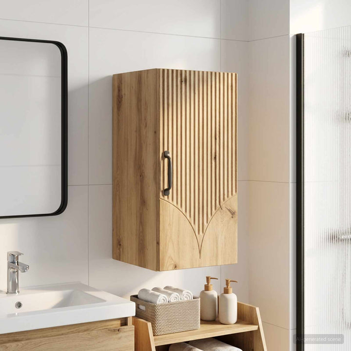 Badeværelsesvægskab HOORN Artisan-eg 30 x 31 x 59 cm