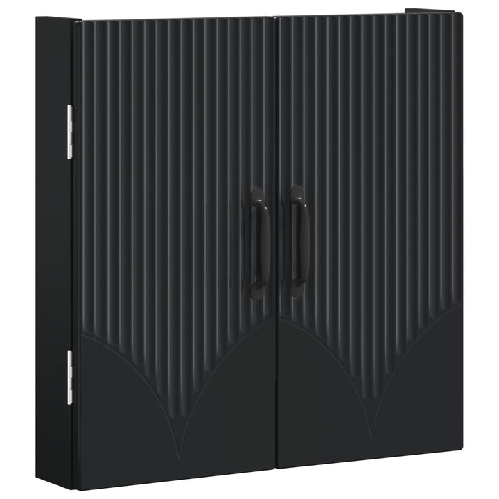 Dartboard Skab HOORN Sort 52,5 x 10,5 x 53,5 cm Konstrueret træ