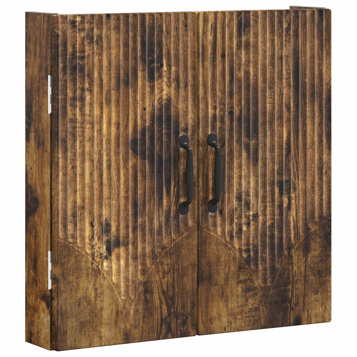 Dartboard Skab HOORN Røget eg 52,5 x 10,5 x 53,5 cm