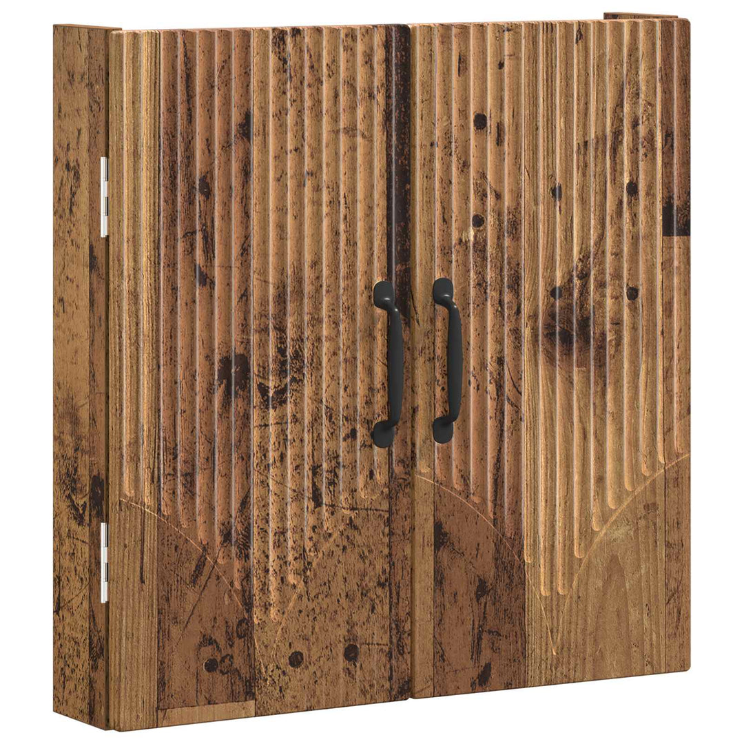 Dartboard Skab HOORN Gammelt træ 52,5 x 10,5 x 53,5 cm