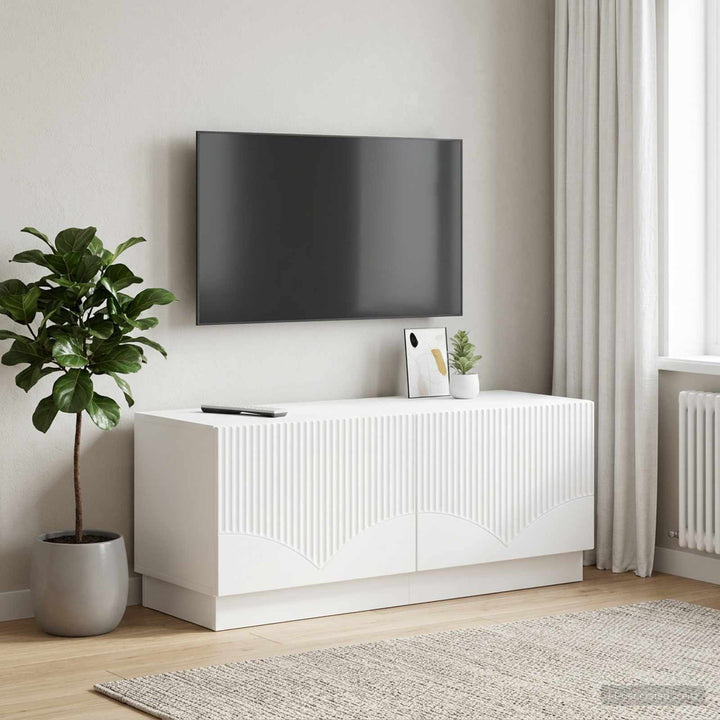 TV-skab Hvid Konstrueret træ
