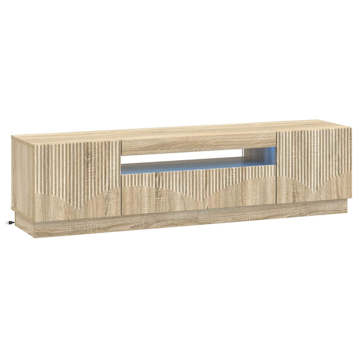 LED TV-skab Sonoma-eg Konstrueret træ