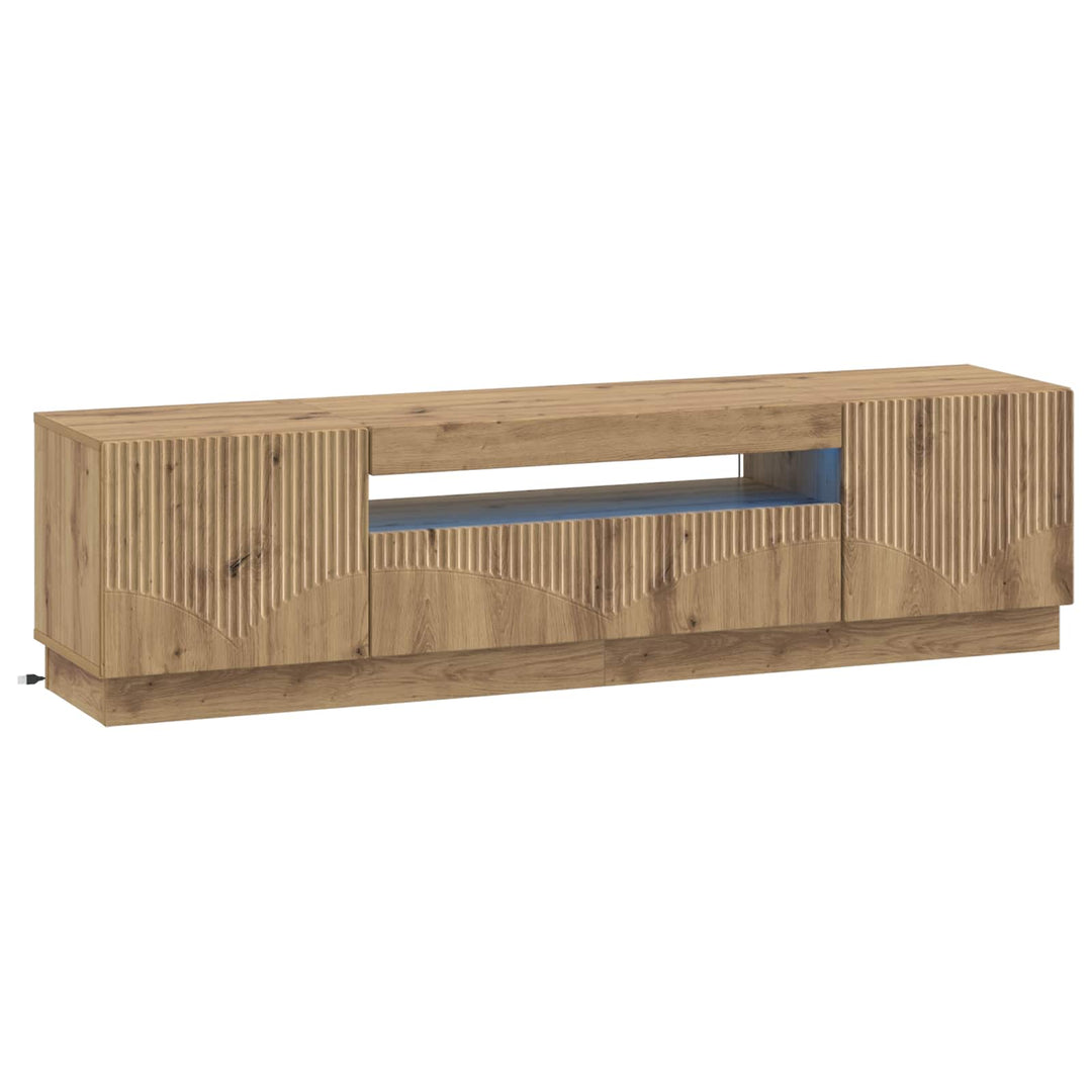 LED TV-skab Artisan-eg Konstrueret træ