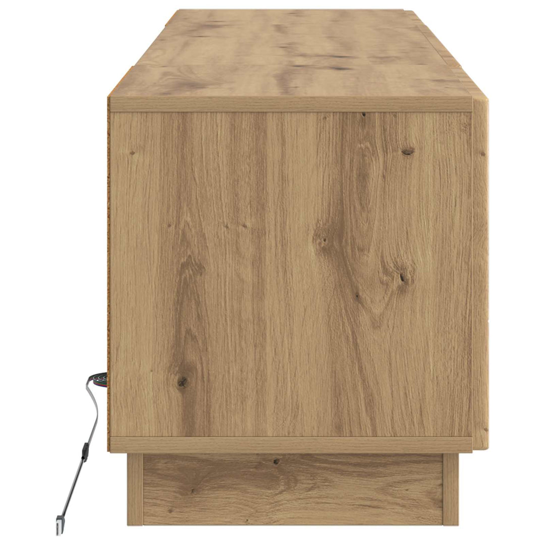 LED TV-skab Artisan-eg Konstrueret træ