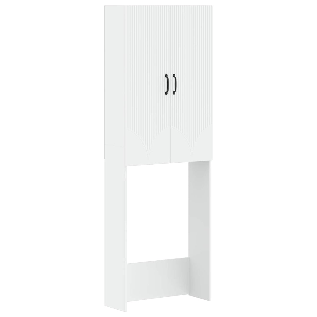Toilet Skab HOORN Hvid 66 x 25,5 x 190 cm Konstrueret træ