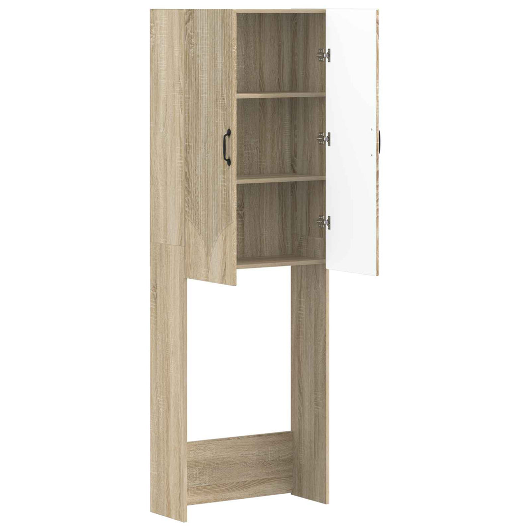 Toilet Skab HOORN Sonoma-eg 66 x 25,5 x 190 cm Konstrueret træ