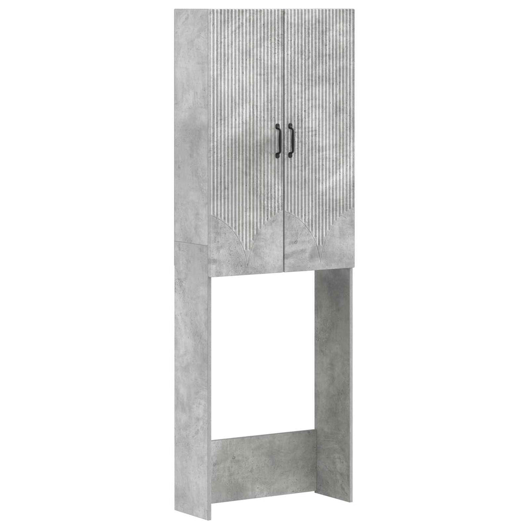 Toilet Skab HOORN Betongrå 66 x 25,5 x 190 cm Konstrueret træ