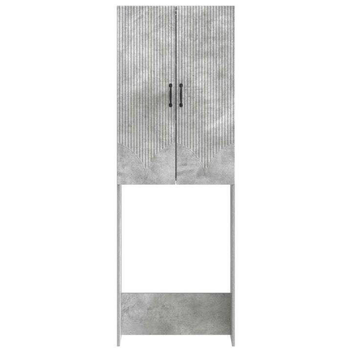 Toilet Skab HOORN Betongrå 66 x 25,5 x 190 cm Konstrueret træ