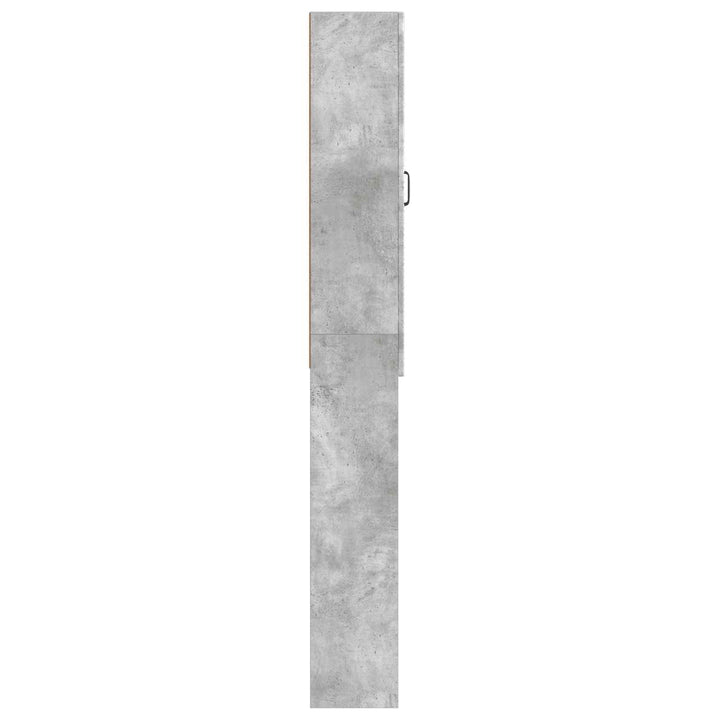Toilet Skab HOORN Betongrå 66 x 25,5 x 190 cm Konstrueret træ