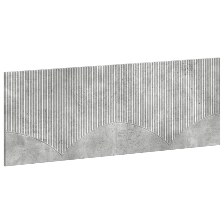 Væghængt hovedgærde HOORN Betongrå Konstrueret træ