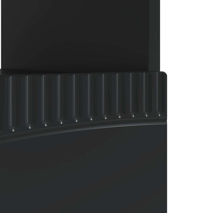 LED TV-skab Sort Konstrueret træ