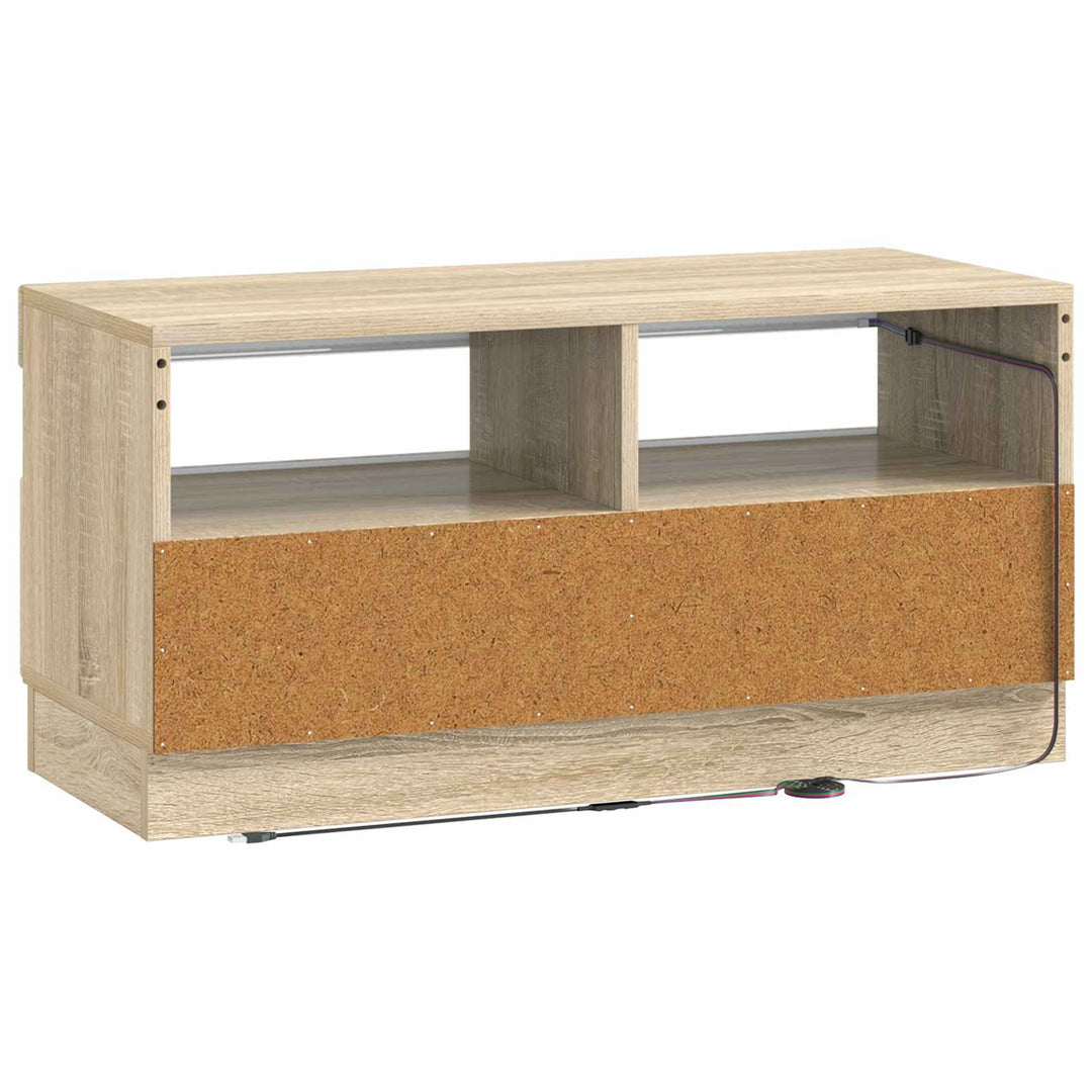 LED TV-skab Sonoma-eg Konstrueret træ