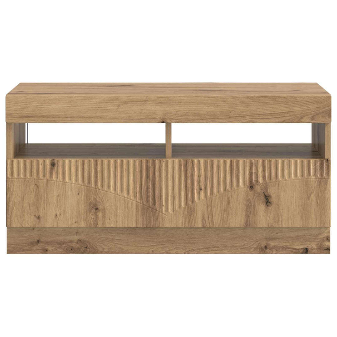 LED TV-skab Artisan-eg Konstrueret træ