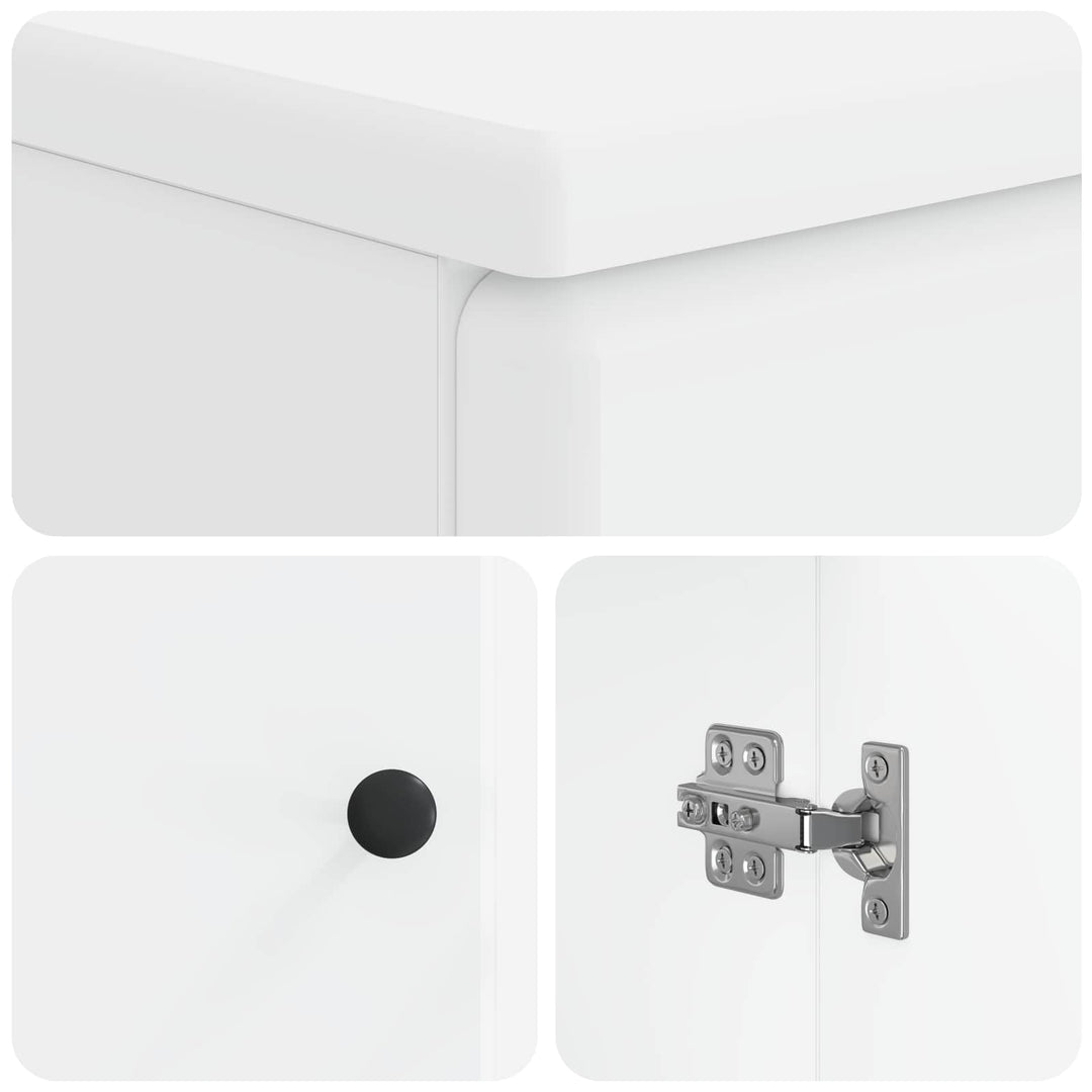 Badeværelsesskabsunder BREDA Hvid 59,5 x 31,5 x 59 cm