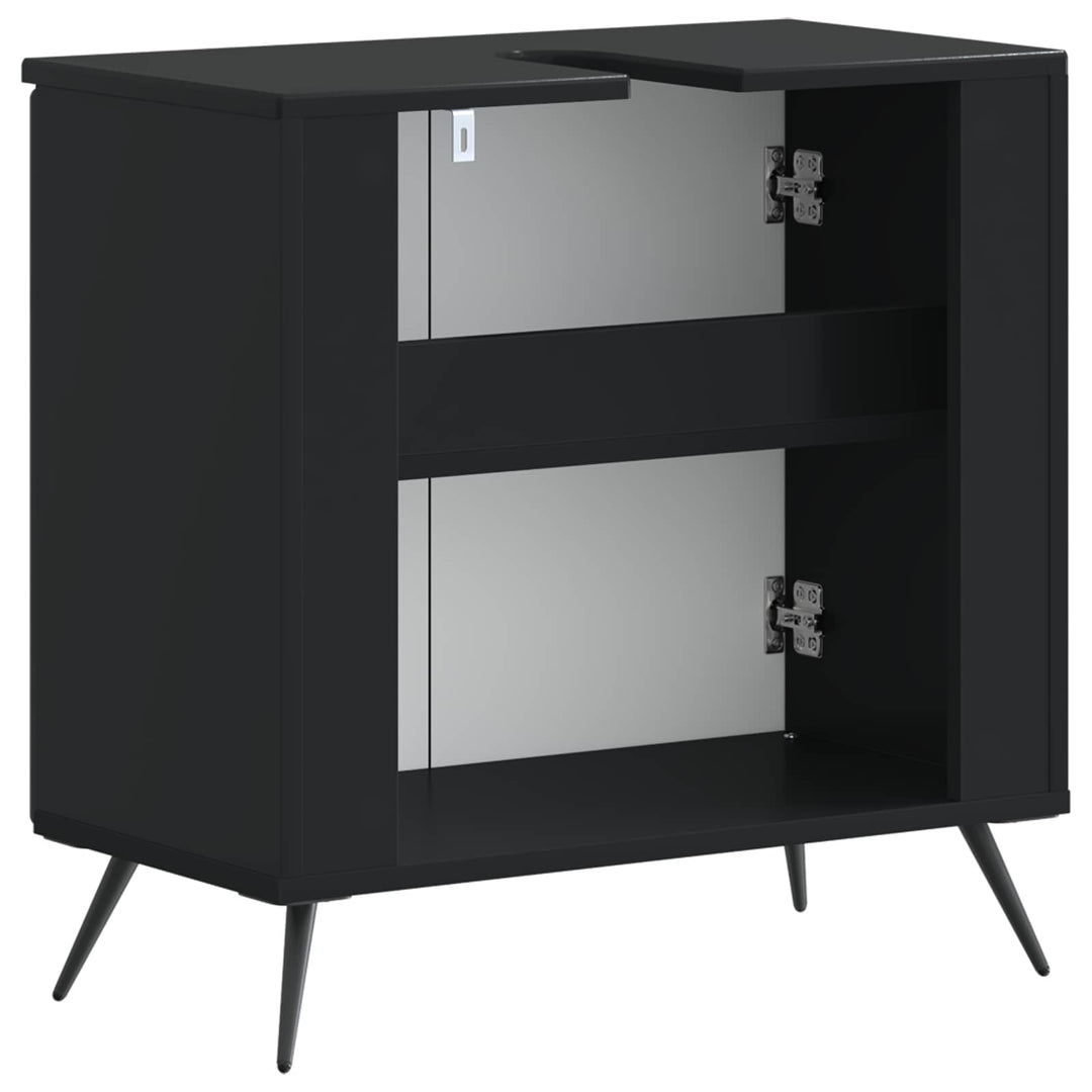 Badeværelsesskabsunder BREDA Sort 59,5 x 31,5 x 59 cm