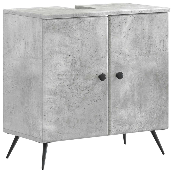 Badeværelsesskabsunder BREDA Betongrå 59,5 x 31,5 x 59 cm