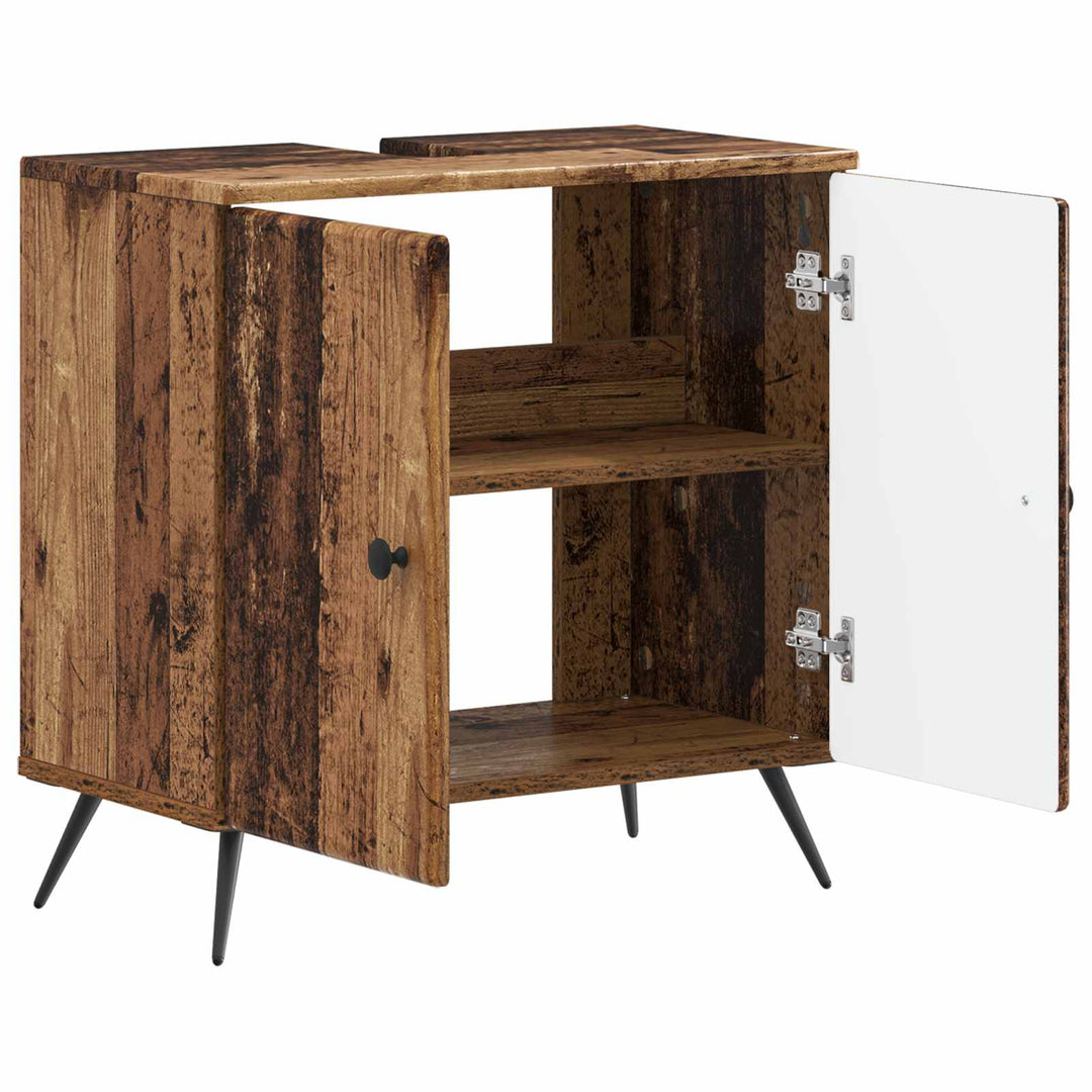 Badeværelsesskabsunder BREDA Gammelt træ 59,5 x 31,5 x 59 cm