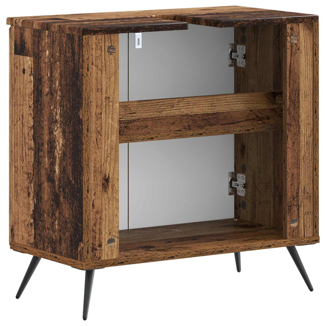 Badeværelsesskabsunder BREDA Gammelt træ 59,5 x 31,5 x 59 cm