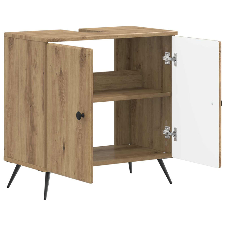 Badeværelsesskabsunder BREDA Artisan-eg 59,5 x 31,5 x 59 cm