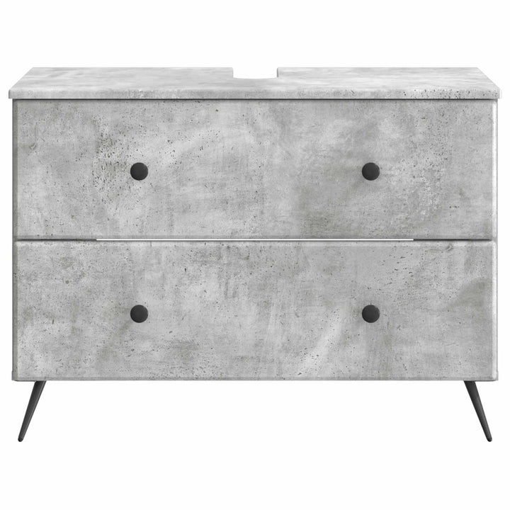 Badeværelsesskabsunder BREDA Betongrå 82 x 41 x 59 cm