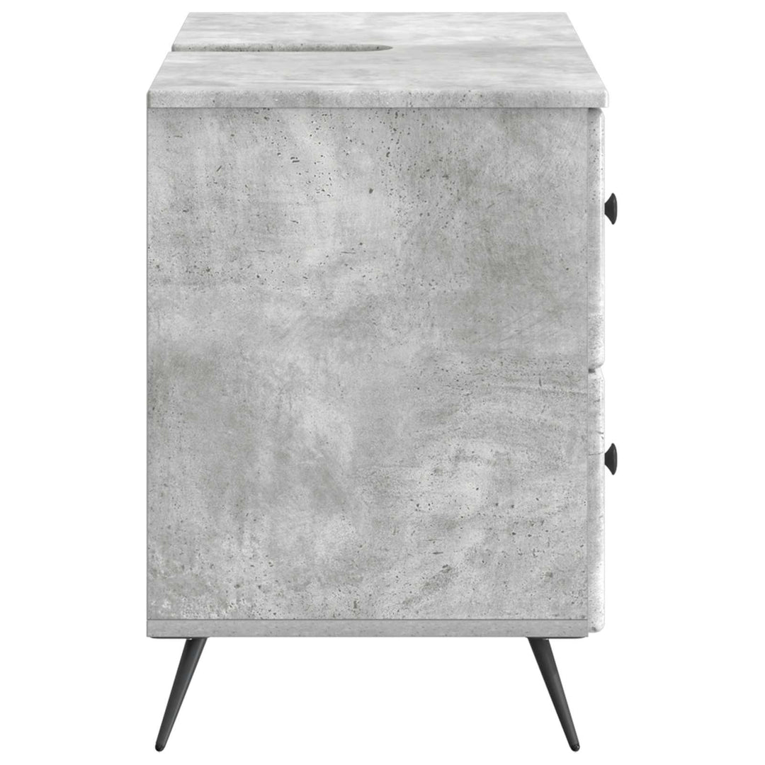 Badeværelsesskabsunder BREDA Betongrå 82 x 41 x 59 cm