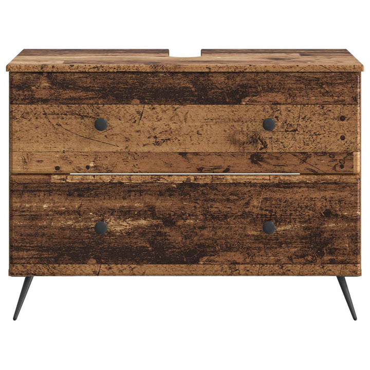 Badeværelsesskabsunder BREDA Gammelt træ 82 x 41 x 59 cm